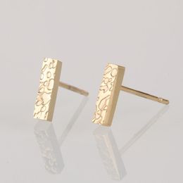 Stud Earrings Trendy Small Geometric For Women Cool Tiny Stainless Steel Square Earings Fashion Jewellery YE14991