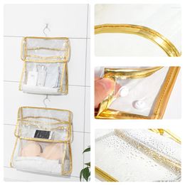 Storage Boxes Bathroom Rack Accessories Shower Waterproof To Put Clothes On The Bedroom Wall Hanging Organizer Bag