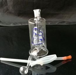 Glass Smoking Pipes Manufacture Hand-blown bongs Sailing Glass Water Smoke Bottle