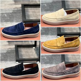 Ultimative Walk-Loafer, Designer-Herren-Klassiker, Luxus-Loafer aus hochwertigem Leder, lässige Sommer-Strick-Walk-Loafer, Größe 38–46