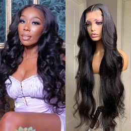 Body Wave Lace Front Wig 13x4 Lace Frontal Human Hair Wigs For Women 30 32 Inch Brazilian Hair 13x6 Loose Water Wave Closure Wig