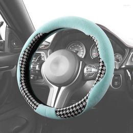 Steering Wheel Covers Plush Cover Driving For Car Universal Warm Soft Medium Accessory Winter Women