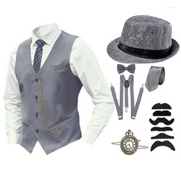 Men's Tracksuits The Great Gatsby Vintage Party Costume Men's Cosplay Daily Wear Festival Cravat