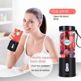 Fruit Vegetable Tools 530ml Portable Electric Juicer Cup Milkshake Smoothie Blender USB Rechargeable Food Processor Fruit Mixer Juice Maker Machine 230617