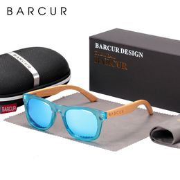 Sunglasses BARCUR Polarized kids sunglasses Boy Girl Fashion Wood Sun glasses UV400 Eyewear Gafas De Sol 230617