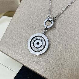 customized necklaces for women gold chain Korea fashion women cubic zirconia silver initial necklace Titanium steel designer womens jewelry men chain