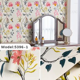 Wallpapers Pvc Self-Adhesive Wallpaper Living Room Decoration Bedroom Waterproof Wall Sticker Tear And Stick