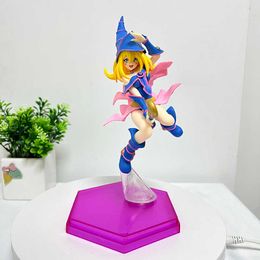 Action Toy Figures 21cm POP UP PARADE Yu-Gi-Oh! Anime Figure Dark Magician Girl Action Figure Figure Collection Model Doll Toys