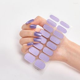 Nail Stickers Full Cover Manicure Decoracion Pure Solid Color Wraps DIY Sticker Set Accesoires Nailart