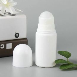 White Plastic Roll On Bottle Refillable Deodorant Bottle Essential Oil Perfume Bottles DIY Personal Cosmetic Containers