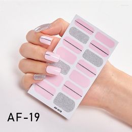 Nail Stickers Sanuxc Wholesale Price Wraps Full Cover Manicure Decals High Quality Self Adhesive For Nails Art
