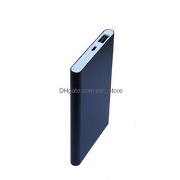 Cell Phone Power Banks Tra Thin Bank 10000Mah Trathin For Mobile Tablet Pc External Battery Drop Delivery Phones Accessories Dh5H7