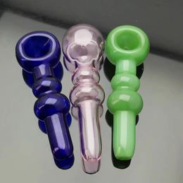 Glass Smoking Pipes Manufacture Hand-blown bongs Colored gourd pipe