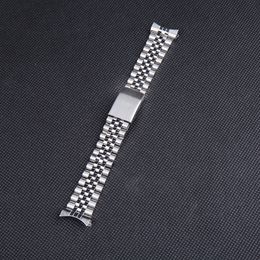 Watch Bands 18mm 19mm 20mm Sliver Gold 2 Tone Gold Stainless Steel Jubilee Watch Strap Band Bracelet Fit For SKX007 SKX005 RLX Watch 230619