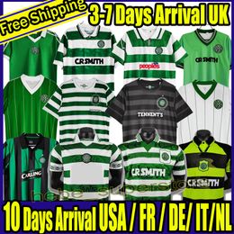 Dropshipping Wholesale Vintage Retro Soccer Shirts Mens Celtic