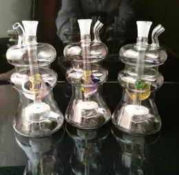 Glass Smoking Pipes Manufacture Hand-blown bongs Shaped Colourful Sand Core Silent Pot