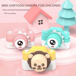 Cute Mini Children's Digital Camera HD Video Small SLR Front And Back 3200W Dual Cartoon Toy Gift Printer 32GB