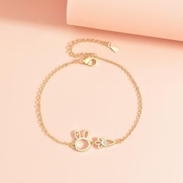 Charm Bracelets 2023Rinhoo Trendy Simple Lovely Carrot Adjustable For Women Available In Gold Colour And Silver Jewellery