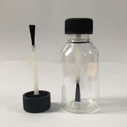 20ml 30ml Transparent Refillable PET Essential Bottle With Brush Cap Nail Polish Bottle PET Nail Bottle F653 Rwwmp