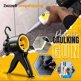 Caulking Gun Portable Caulking Gun ABS Manual Insulating Mastic Sealant Caulking Tool Seam Filling Tool Silicone Caulk Pressure For Home Tool 230619