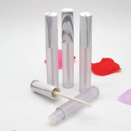 45ML Comestic Empty Containers Lips Tube Lip Gloss Tube Brush Cap Bottles Plastic Empty Slim Lip Balm Tube F350 Xtarr