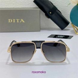 Top Original wholesale Dita sunglasses online store Sunglasses Tita Eplx 05 Men's and Women's Square Korean Large Frame