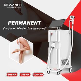 Hot sales 808nm diode laser permanent facial cheap hair removal machine skin rejuvenation Android system
