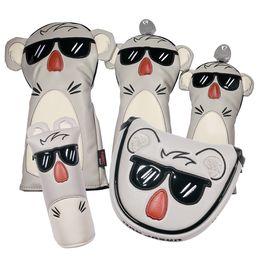 Other Golf Products Headwear Club is a #1 Driver #3 #5 Fairway Forest Hybrid 460cc Kaola Cartoon Animal Cute 230620