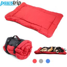 kennels pens Outdoor Waterproof Dog Bed Blanket Foldable Picnic Mat Car Seat for Small Medium Large Dogs Portable Camping Travel Pet Pad 230619