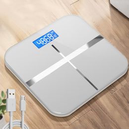 Body Weight Scales Digital Human Scale USB Charging Batterypowered Precision Tool for Home Office Supplies Room Temperature Measurement 230620