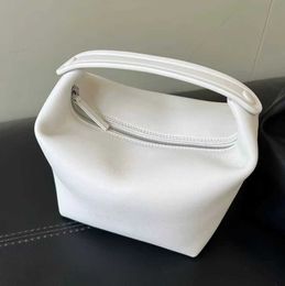 designer bag the row handbag ladies bucket head layer cowhide lunchbox fashion senior texture leather Fashion goes with everything