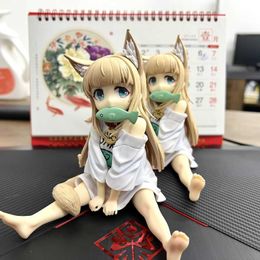 Action Toy Figures Hobbysakura My Cat Girl Morning Kanako 14cm Anime Girl Action Figure Toy GOLDEN HEAD Game Statue Collection Model Doll Gift