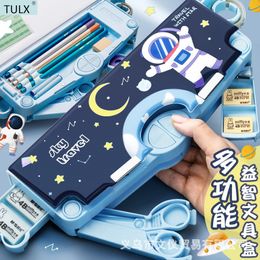 Pencil Cases TULX pencil box pencil bag japanese stationery cute pencil case for girls school accessories cute pencil case pencil box 230620