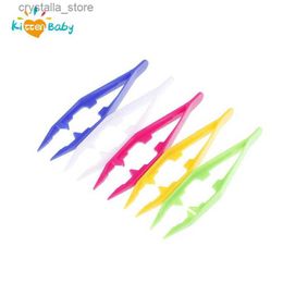 New 5pcs Children DIY Toy Durable Kids Plastic Clip Baby Tweezers Toy Kids' Craft For Perler Bead Accessories DIY Tool L230518