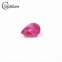 Loose Diamonds Wholesale Price Pear Cut Ruby LooseGemstone 4mm 6mm Gemstone 100 Real 230619