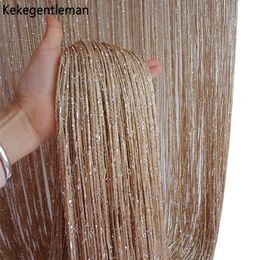 Curtain Beaded String Door Beads Thread Curtains Window Wall Panel Room Divider Doorway Home Living Wedding Decor 230619