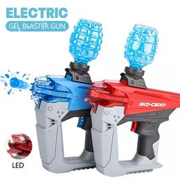 Gun Toys SKD Gel Balls Gun Gel Blaster Led Night Light Water Beads Ball Splatter Shooting Target Toys Guns Weapon Outdoor Games For Kids 230619