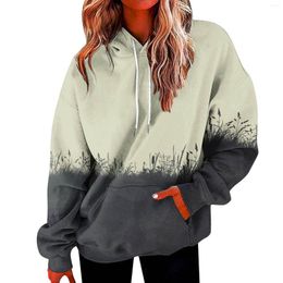 Women's Hoodies Three Quarter Zip Up Womens Loose Sweatshirt Fashion Hooded Long Sleeve Drawstring With Hoodie Women