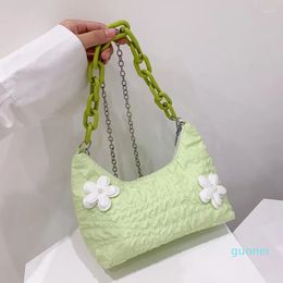 Evening Bags Purses And Handbags Nyllon Spring Autumn Flower French Style Crossbody Bag Versatile Fashion Elegant Sweet Lovely