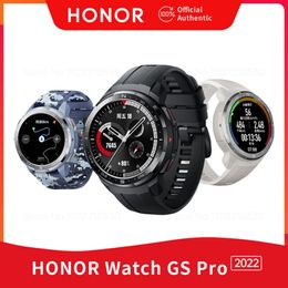 Huawei Honor GS Pro Smart 1.39 '' 5ATM GPS Bluetooth Call Smartwatch Freqüência cardíaca SPO2 Monitor Fiess Sport Watch for Men