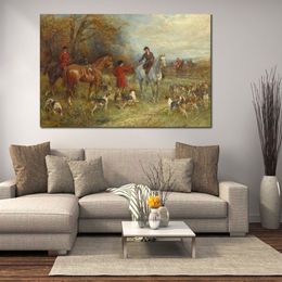 High Quality Heywood Hardy Landscape Paintings Presenting The Brush Handmade Canvas Art Classical
