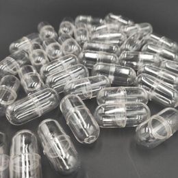 Transparent Capsule Shell Plastic Pill Container Medince Pill Cases Medicine Bottle Splitters fast shipping F1453 Oprjx