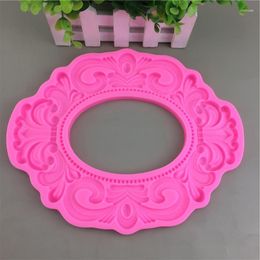 Baking Moulds Large Box Silicone Mould Chocolate Fondant Plaster Candle Dripping Three-dimensional Edge Decoration Tool