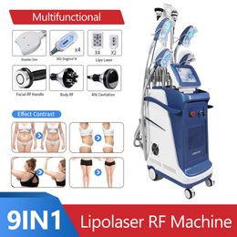 Slimming Machine 360 Cryotherapy 40K Cavitation Rf Radio Frequency Vacuum Slim Equipment Skin Tighten Cellulite Removal Loss Weight Salon Be