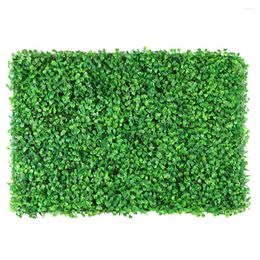 Decorative Flowers Artificial Green Plants Grass Turf Faux Indoor Boxwood Wall Lawns Backdrop Plastic Fake Garden