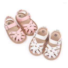 First Walkers Summer Baby Cross Hollow Soft Soles Sandal 0-18 Month Toddler Flat