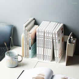 Hooks Simple Desktop Bookshelf Multi-purpose Storage Desk Grid Design Organizer Shelf Multi-scene Applicable To Organizers