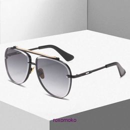 Top Original wholesale Dita sunglasses online store Punk series for men's personalized metal sheet cutting edge trend toad glasses