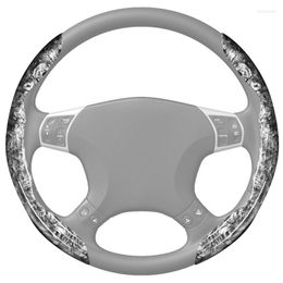 Steering Wheel Covers Cover PU Leather Protective Car Double Layer Comfortable Grip For Advancers Drivers