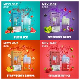 Original MRVI Vape Bar 8000 Puffs Disposable Vape E-cigarettes Vape Pen Pod Wholesale Price